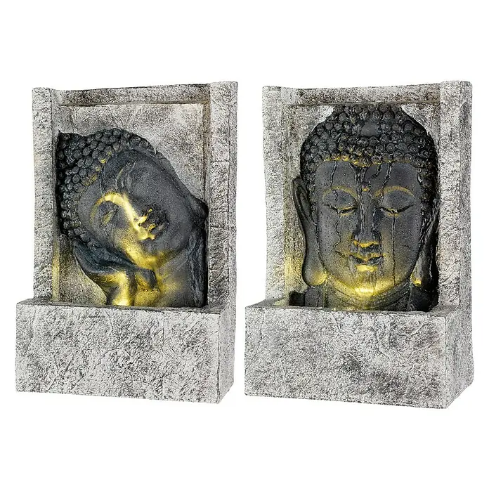 Fuente LED - Gris, L x An x Al: 13,5 x 28 x 40 cm, Fuente LED