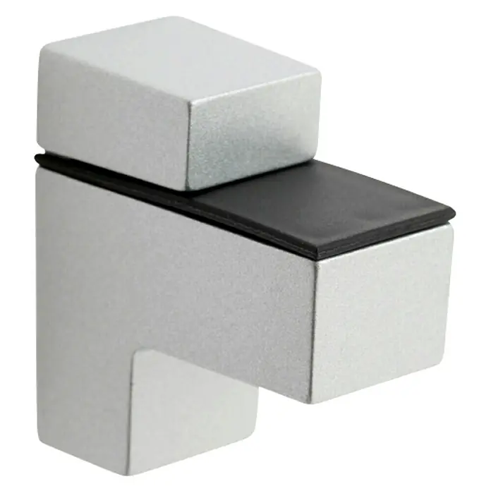Rei Soporte de pared para estantes 2444 - Carga soportada: 20 kg, Apto para: Estantes, Gris, 2 uds.