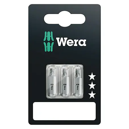 Wera Classic Komplet bitova 851 / Z PZ 1/2/3