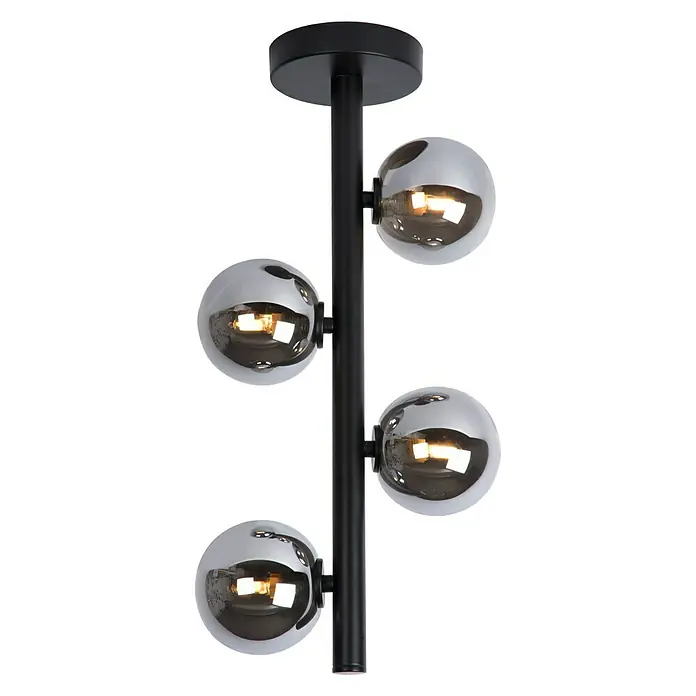 Lucide Tycho Pendelleuchte - L x B x H: 22,5 x 22,5 x 48 cm - Vorderansicht