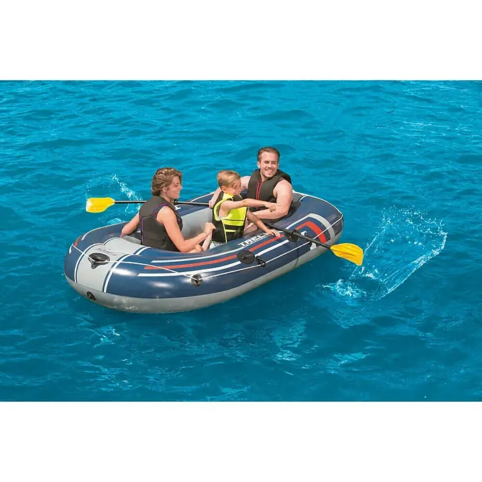 Hydro-Force Bote hinchable Treck 250 - L x An x Al: 2,55 m x 1,27 m x 41 cm, Apto para: 2 personas, Carga útil: 255 kg