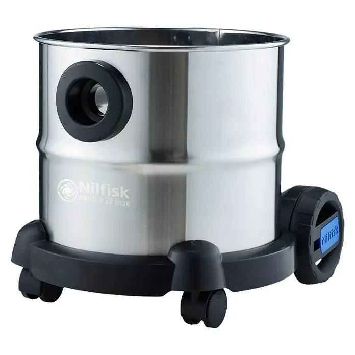 Nilfisk Nass-Trockensauger Multi II 22 Inox - 1.200 W, Behältervolumen: 22 l - Detailaufnahme