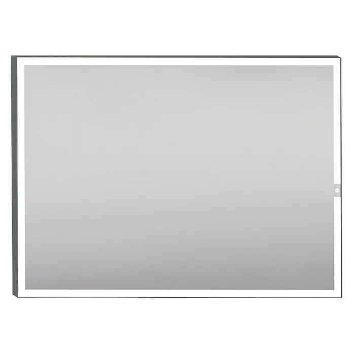 Camargue Espejo con luz LED Eyra Black - An x Al: 120 x 80 cm