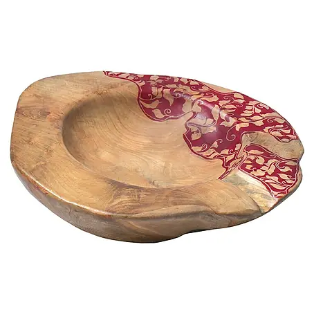 Cuenco de teca Batik