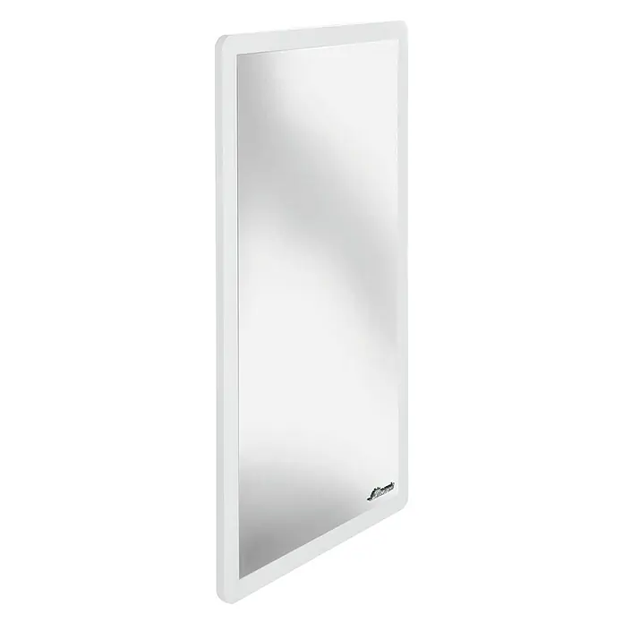 Phönix Miami Wandspiegel - L x B x H: 110 x 2,2 x 55 cm, Weiß - Vorderansicht