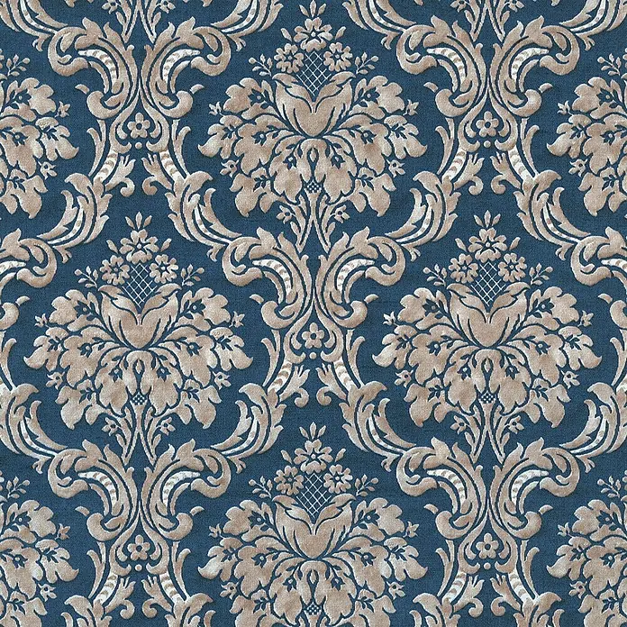 AS Creation Vliestapete Paradise Garden - Blau, Ornament, 10,05 x 0,53 m - Detailaufnahme