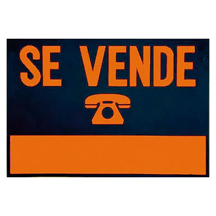 Cartel - Naranja/Negro, Se vende