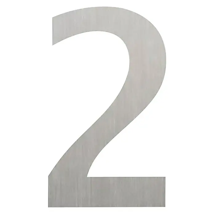 Etiqueta adhesiva troquelada 10 cm - 2, Plástico, Plateado, Autoadhesivo