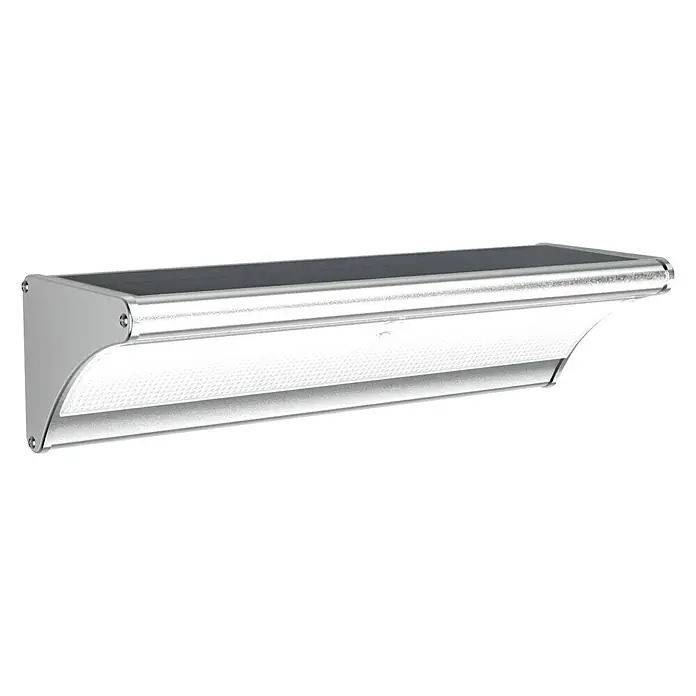 Arte confort Aplique solar para exterior con sensor Vegas - Detector de movimiento, Blanco frío