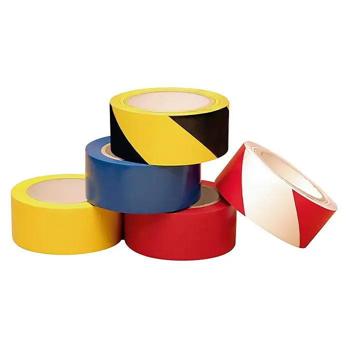 Cinta de señalización - 33 m x 5 cm, Amarillo/Negro