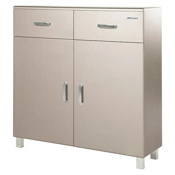 Phönix Miami Schuhschrank - L x B x H: 37 x 110 x 111 cm, Taupe, Anzahl Fächer: 2 Stk. - Vorderansicht