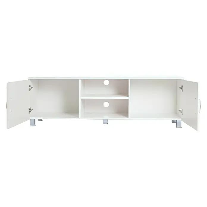 Phönix Miami Lowboard - L x B x H: 43 x 160 x 52 cm, Weiß - Detailaufnahme