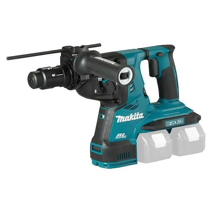 Makita Akku-Bohrhammer DHR281ZJ - 18 V, Ohne Akku, Einzelschlagstärke: 2,8 J - Vorderansicht