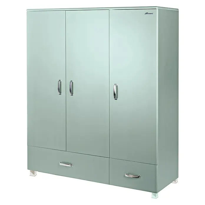Phönix Miami Drehtürschrank - L x B x H: 52 x 146 x 200 cm, Mintgrün - Vorderansicht