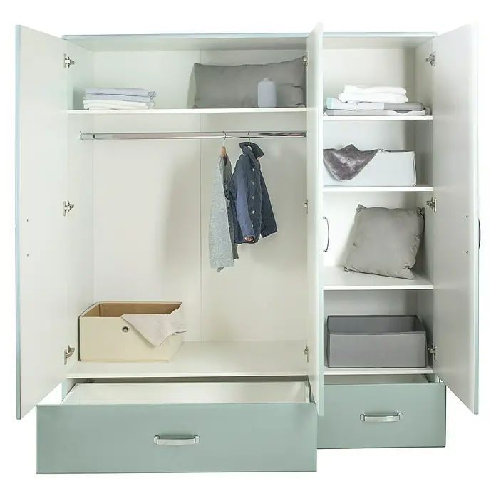 Phönix Miami Drehtürschrank - L x B x H: 52 x 146 x 200 cm, Mintgrün - Anwendungsbeispiel