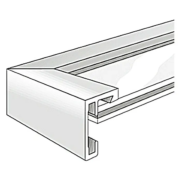Nielsen Bilderrahmen C2 - Silber, 80 x 60 cm, Aluminium