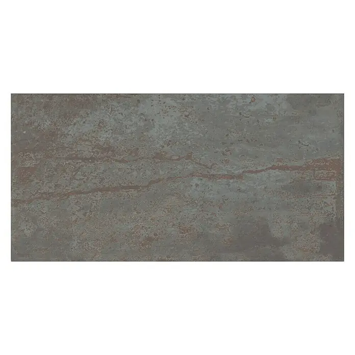 Momastela Feinsteinzeugfliese Ruggine - 62 x 31 cm, Anthrazit, Glasiert