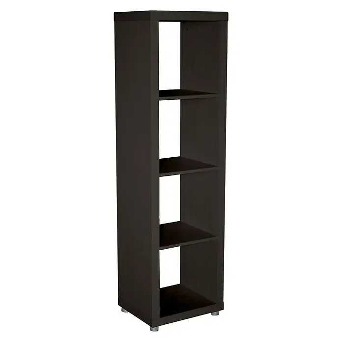 Phönix Caro Regal - L x B x H: 35 x 43 x 150 cm, Schwarz - Linke Seitenansicht