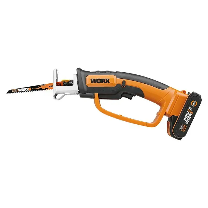 Worx Akku-Astsäge WG894E - 20 V, Li-Ionen, 1 Akku - Vorderansicht