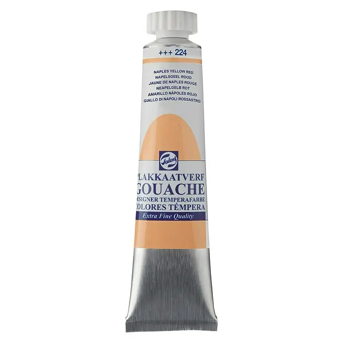 Talens Pintura gouache - Amarillo Nápoles Rojo, 20 ml, Tubo