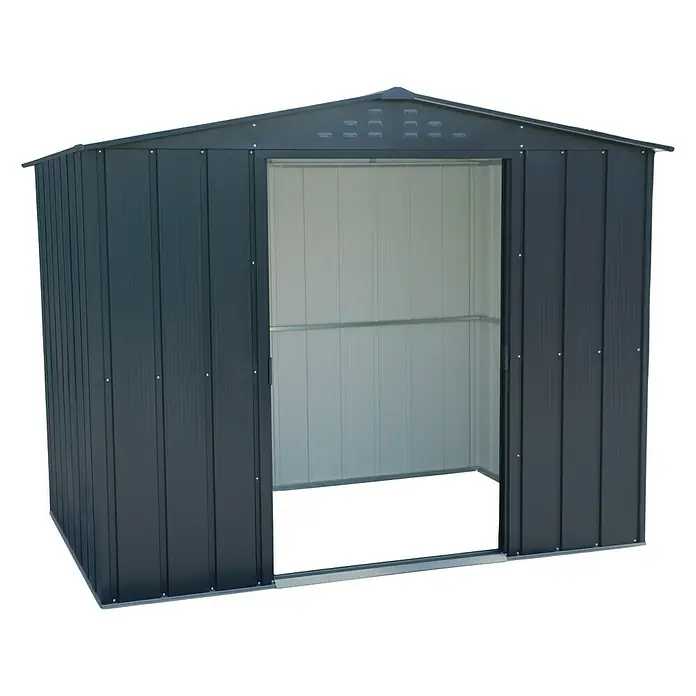 Duramax Gerätehaus Top Shed - L x B x H: 1,83 x 2,61 x 2,04 m, Stahl, Anthrazit
