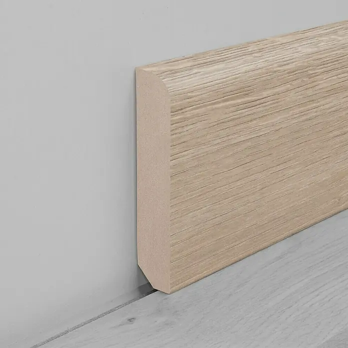 Zócalo Roble Infinity - 2,6 m x 16 mm x 80 mm