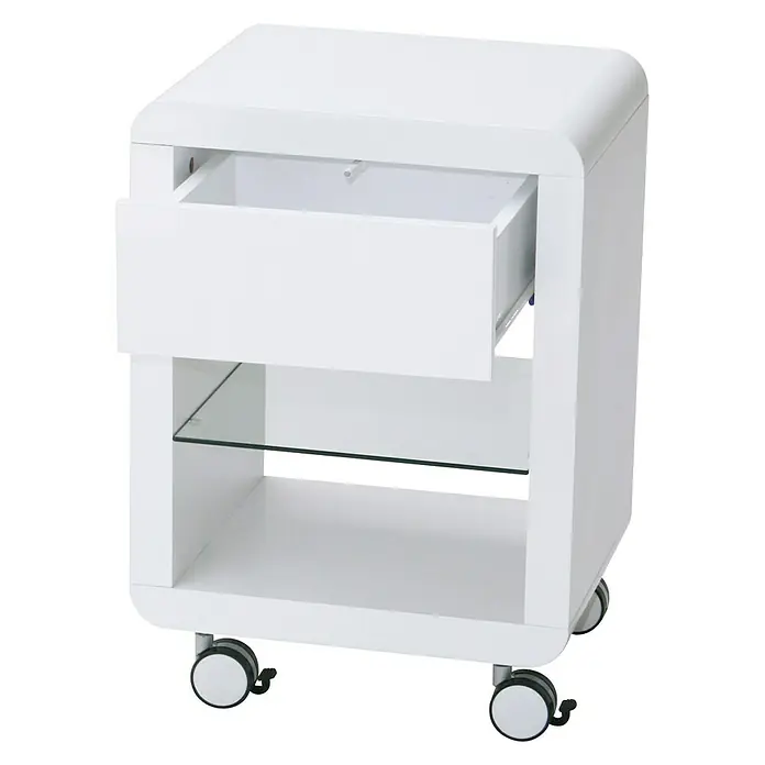Phönix Prana Rollcontainer - L x B x H: 35 x 42,7 x 57,7 cm, Weiß, Anzahl Schubladen: 1 Stk. - Anwendungsbeispiel