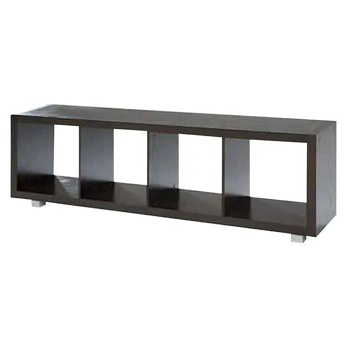 Phönix Cubo Regal - L x B x H: 29 x 41,9 x 148,4 cm, Braun - Vorderansicht