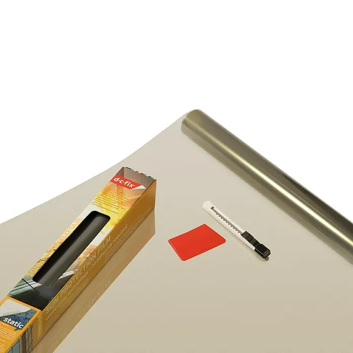 D-c-fix Sonnenschutzfolie - Statisch haftend, UV-Schutzwert: 99 %, 200 x 90 cm, Transparent