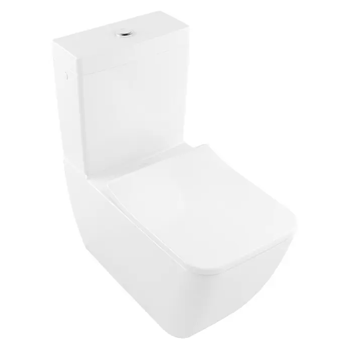 Villeroy & Boch Venticello Spülkasten - Mit schmutzabweisender Glasur, Keramik, 18 x 37,5 x 40 cm - Rechte Seitenansicht