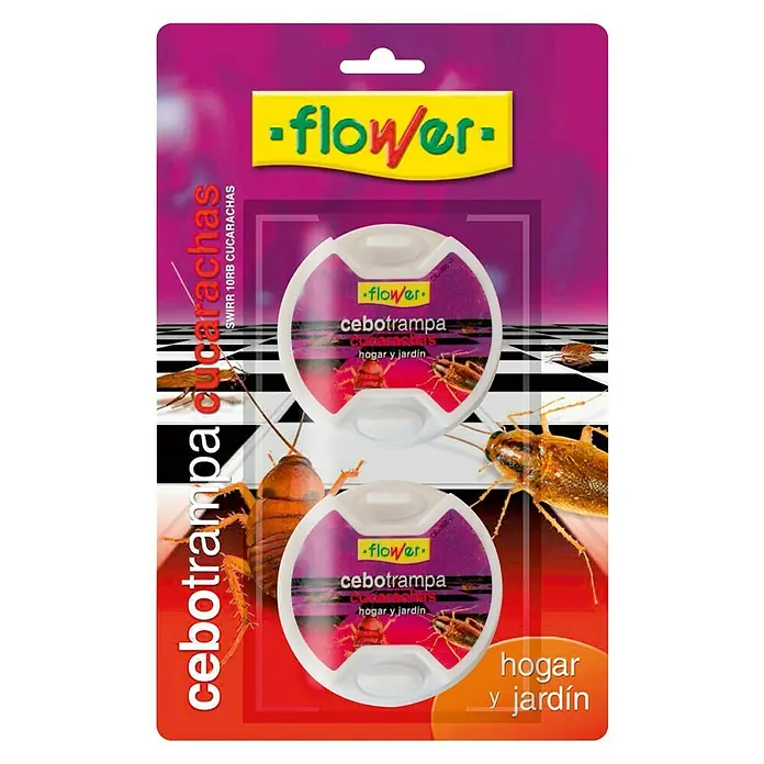 Flower Cebo trampa cucarachas - 2 uds.