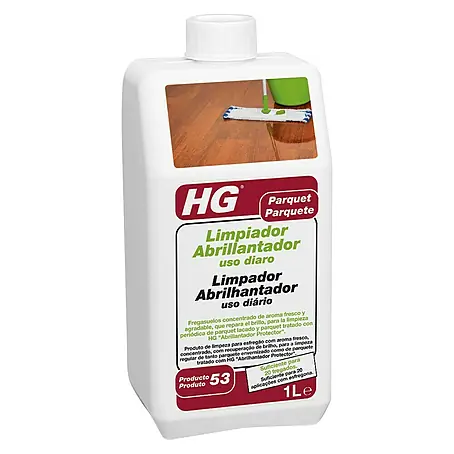 HG  Limpiador abrillantador parquet uso diario