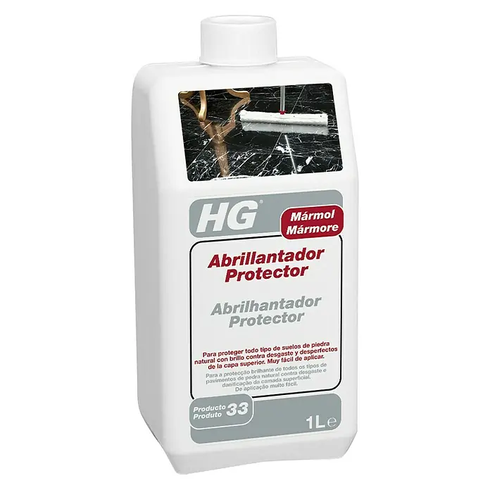 HG Abrillantador protector mármol - 1 l, Botella