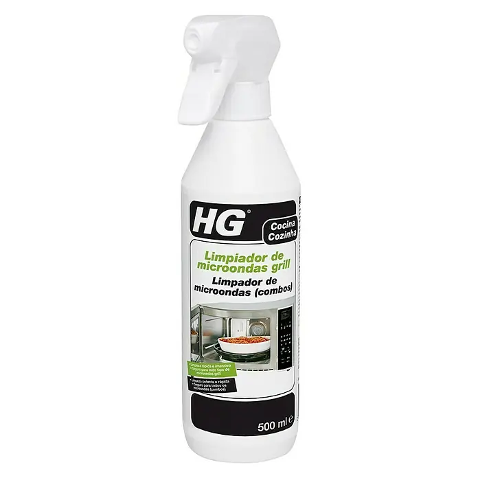 HG Limpiador específico microondas grill - 500 ml, Bote de rociado