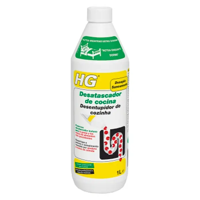 HG Desatascador de cocina - 1 l, Botella