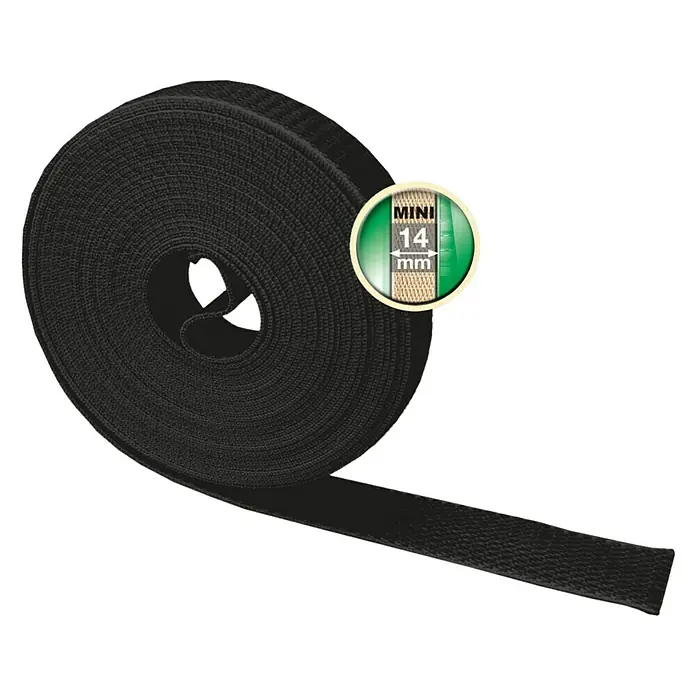 Schellenberg Rollladengurt - Schwarz, Länge: 6 m, Gurtbreite: 14 mm - Vorderansicht