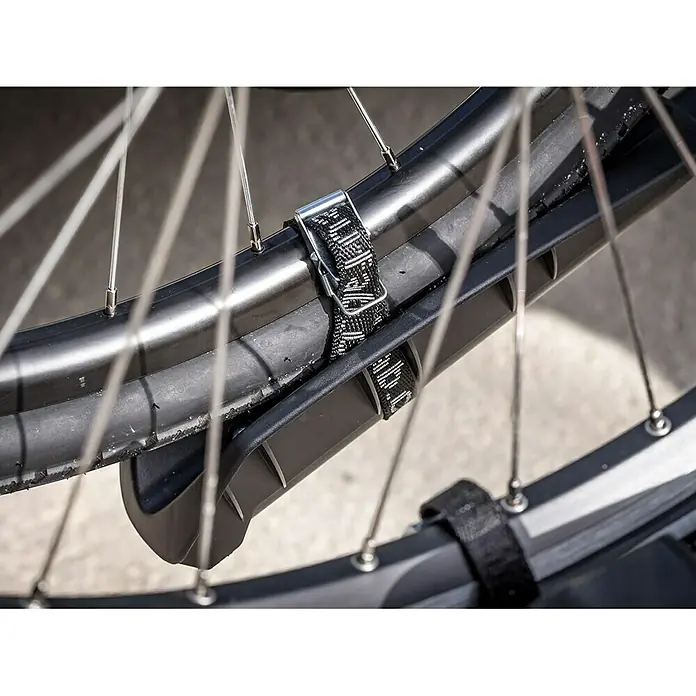 Eufab Fahrradträger Crow - Geeignet für: 2 Fahrräder, Max. Ladegewicht: 50 kg, Passend für: Fahrzeuge mit Anhängerkupplung - Detailaufnahme