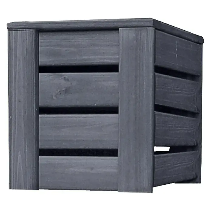 Werth Holz Pflanzkasten Quartett - Außenmaß (L x B x H): 103 x 34 x 34 cm, Holz, Grau