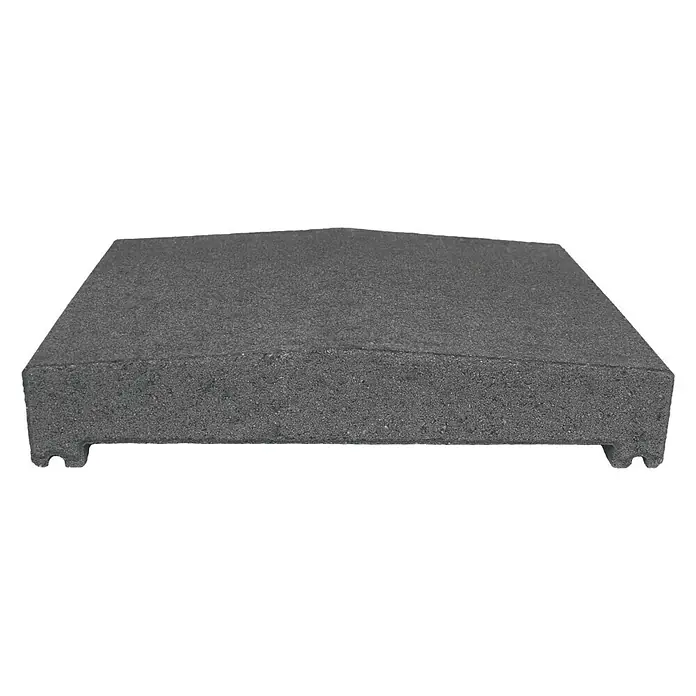 Zidna pokrovna ploča S - 25 x 31 x 5 cm, Antracit, Beton