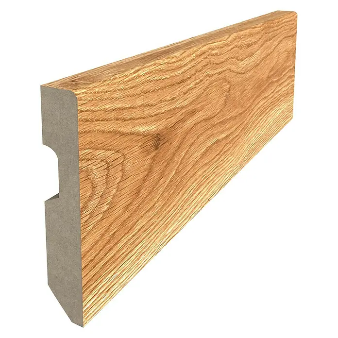 Zócalo Roble Miel - 2,44 m x 15 mm x 80 mm