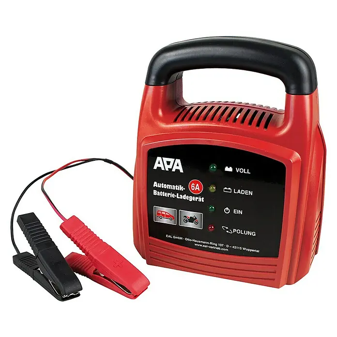 APA Batterie-Ladegerät - 4 A - Rechte Seitenansicht