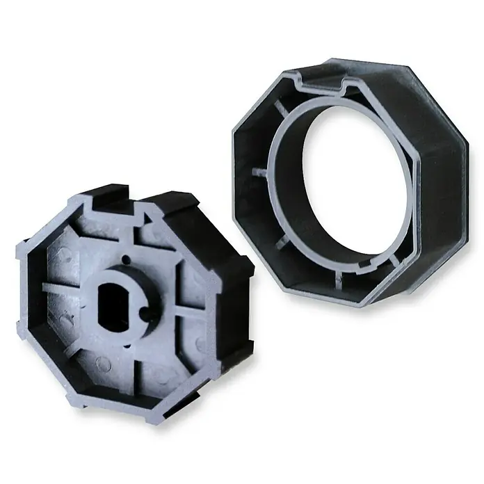 Schellenberg Adapter-Set - Geeignet für: Rollladen-Maxi-Systeme, Durchmesser: 70 mm - Vorderansicht