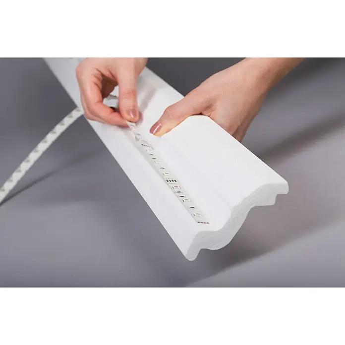 Zierprofil E 24 - 200 cm x 70 mm x 7 cm, Polystyrol XPS - Vorderansicht
