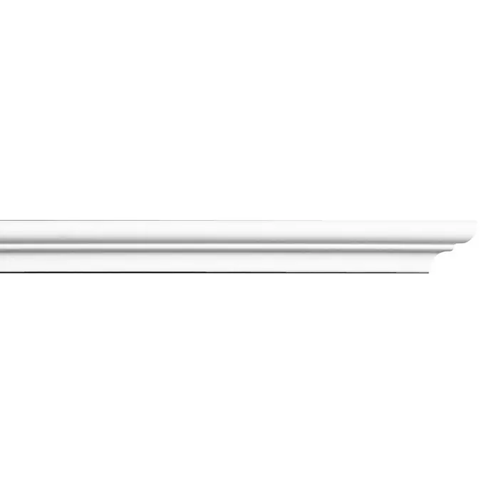 Zierprofil S 35 - 2 m x 3,5 cm x 3,5 cm, Polystyrol XPS, 2 Stk. - Vorderansicht
