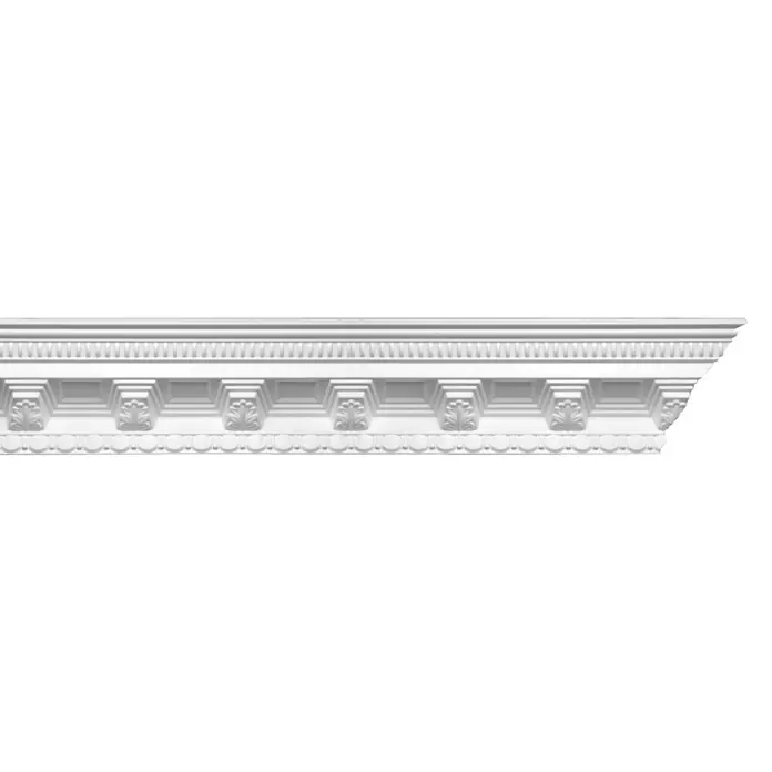 Zierprofil Prestige Tina-F - 200 x 9,5 x 9,5 cm, Expandiertes Polystyrol (EPS) - Vorderansicht