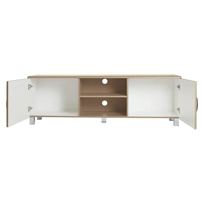 Phönix Miami Lowboard - L x B x H: 43 x 160 x 52 cm, Taupe - Vorderansicht