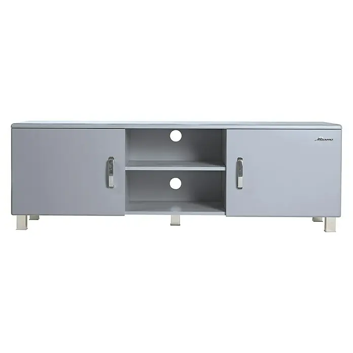 Phönix Miami Lowboard - L x B x H: 43 x 160 x 52 cm, Grau - Vorderansicht