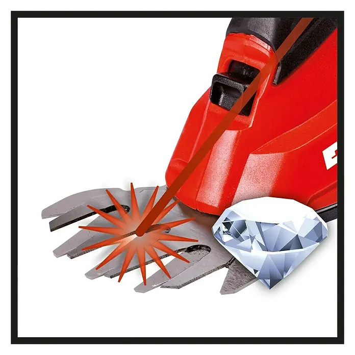 Einhell Power X-Change Akku-Gras- & Strauchschere GE-CG 18 Li-Solo - 18 V, Li-Ionen, Ohne Akku, 100 mm - Detailaufnahme