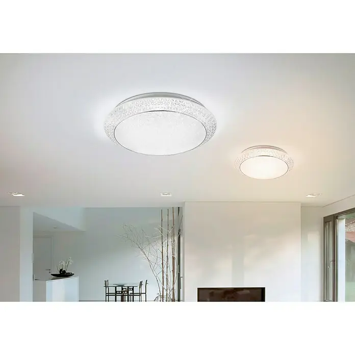 Lavida Plafón LED redondo Fondi - 28 W, Ø x Al: 41 x 10 cm