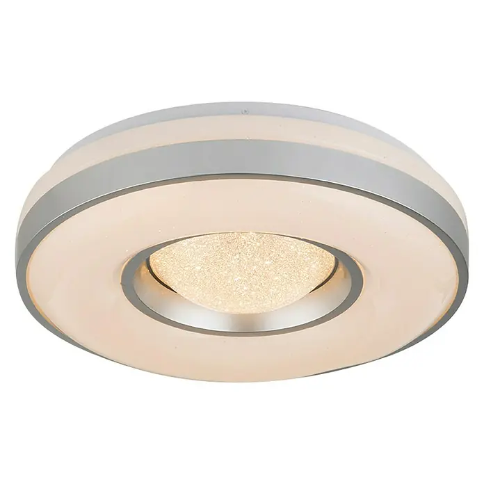Lavida Plafón LED redondo - 24 W, Ø x Al: 410 mm x 10 cm, Blanco, Blanco cálido